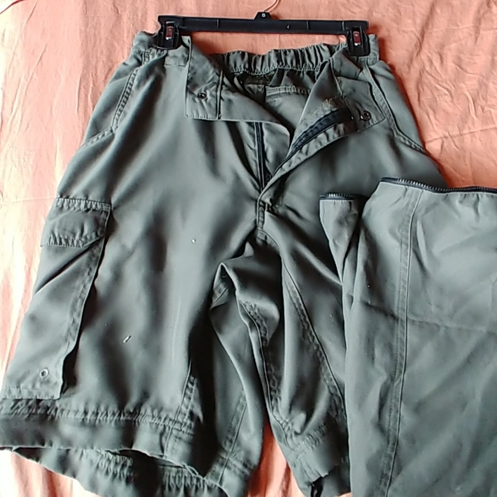Boy Scout convertible pants zip off shorts